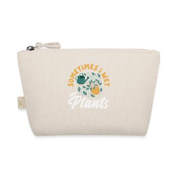 I Wet My Plants Plant Lover - Organic Pouch - nature - Front