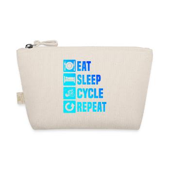 I love road bikes, cool design for racing bikes - Organic Pouch - nature - Front