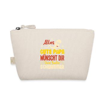 Tout le meilleur papa vous souhaite votre meilleur nageur - Trousse biologique - nature - Devant