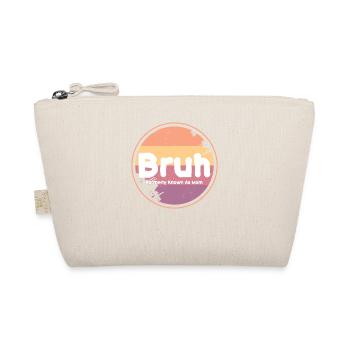 Bruh Retro Mom Logo - Trousse biologique - nature - Devant