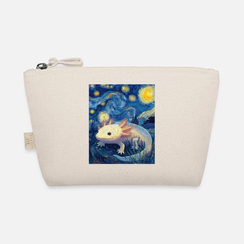 Axolotl Van Gogh Starry Night Bio-Täschchen
