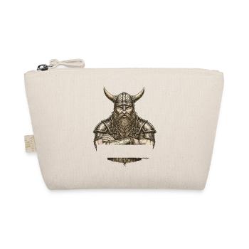Wikinger Viking Legende Seemann Odin Rabe Kämpfer - Bio-Täschchen - Natur - Vorne