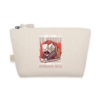 Welder Saying Gifts for Metalworkers - Organic Pouch - nature - Front