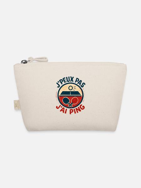 J'peux pas J'ai Ping - Trousse biologique - nature - Devant