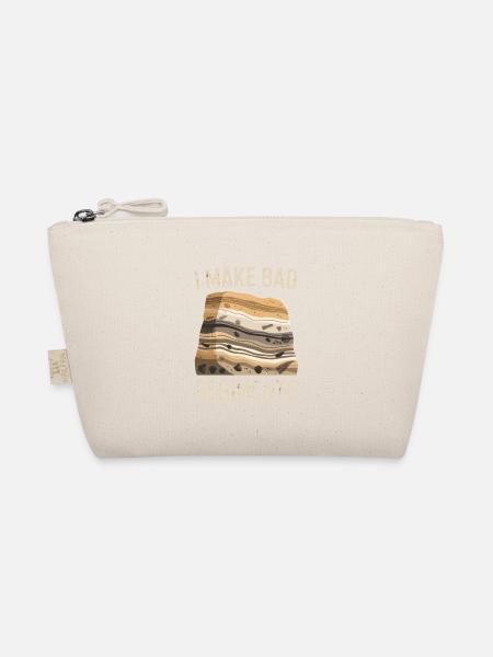 I Make Bad Sediments Funny Geology Saying for - Organic Pouch - nature - Front