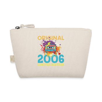 20 Year Anniversary 2006 Retro Vintage Cassette - Organic Pouch - nature - Front