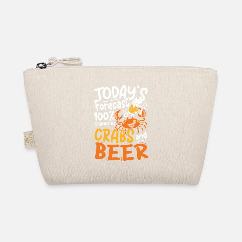 Krebs und Bier Vorhersage Design Bio-Täschchen