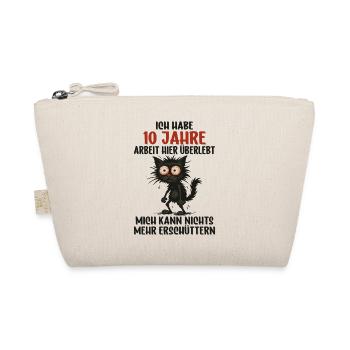10 Year Company Anniversary Service Anniversary Work - Organic Pouch - nature - Front