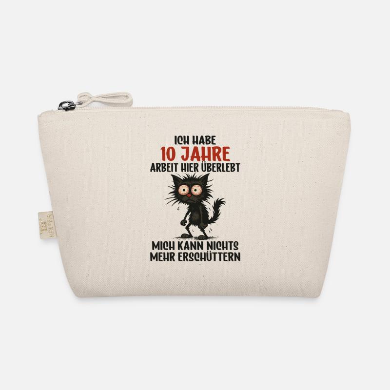 10 Year Company Anniversary Service Anniversary Work Organic Pouch
