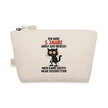 5 Year Company Anniversary Service Anniversary Work - Organic Pouch - nature - Front
