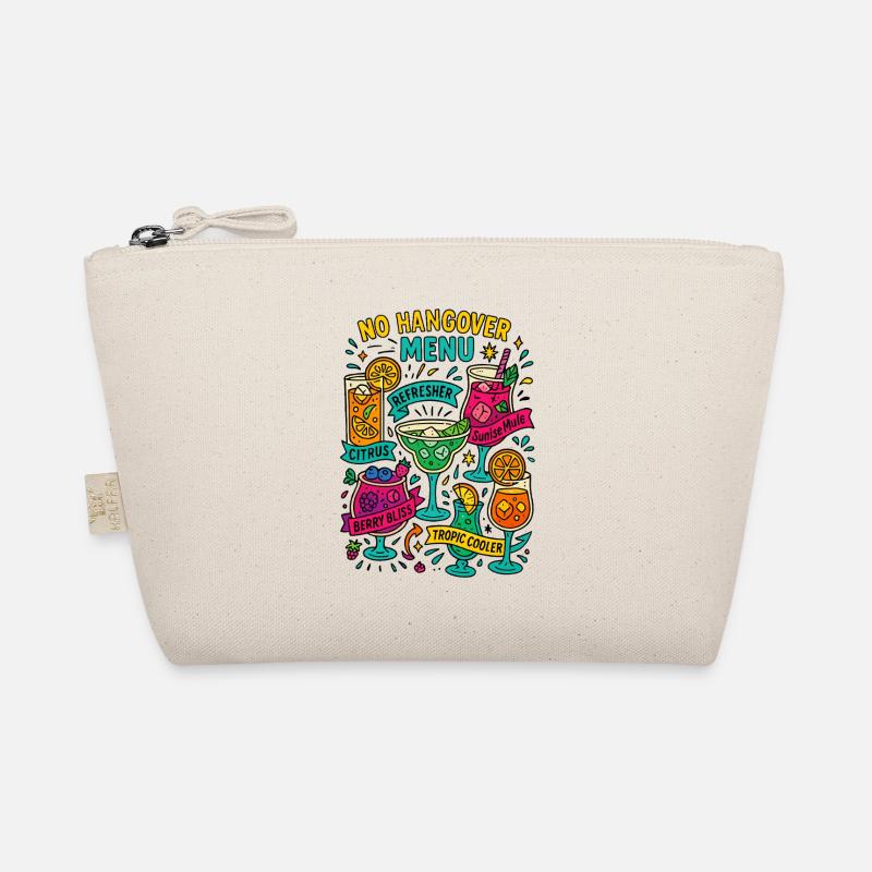 Pas de menu hangar, carte mocktail Trousse biologique