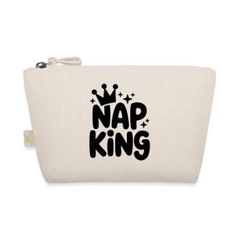 Nap King: königliche Ruhe - Bio-Täschchen - Natur - Vorne