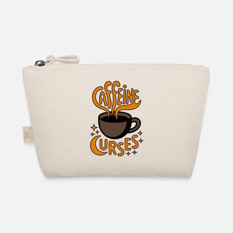 Caffeine Curves Kaffee-Logo Bio-Täschchen