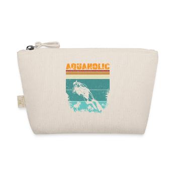 Retro Taucher Design Vintage Spruch - Bio-Täschchen - Natur - Vorne