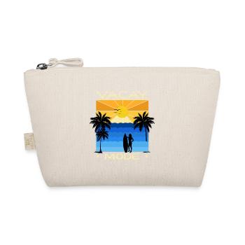Fun holiday & surfer design - Organic Pouch - nature - Front