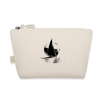 Sailing Ship Sketch - Organic Pouch - nature - Front