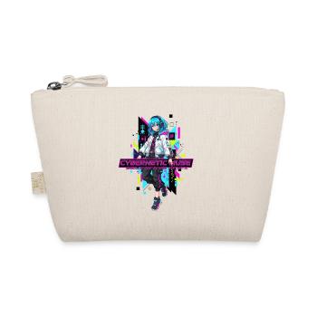 Esthétique Cyberpunk Girl Future Techwear - Trousse biologique - nature - Devant