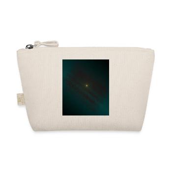 Teal wrestling spiral in the center - Organic Pouch - nature - Front