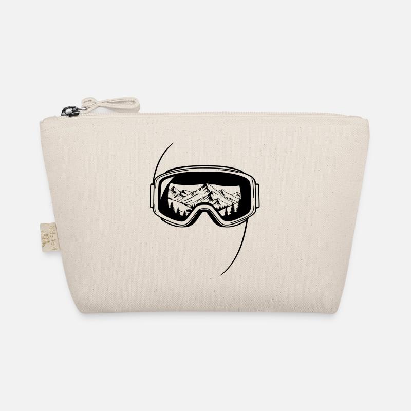 Summit View Ski Goggles Graphic Organic Pouch
