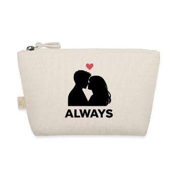 Amour minimal du cœur, petite amie de la Saint-Valentin Petit ami - Trousse biologique - nature - Devant
