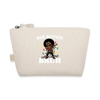 Six Seven Bruh Dabbing Juneteenth Girl Afro Girls - Trousse biologique - nature - Devant
