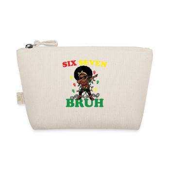 Six Seven Bruh Dabbing Juneteenth Girl Afro Girls - Trousse biologique - nature - Devant
