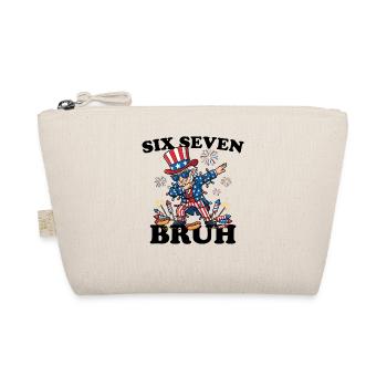 Six Seven Bruh 4 July Dabbing 6-7 4 July - Organic Pouch - nature - Front
