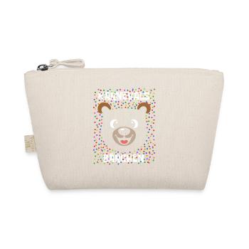Carnival Bears | Big Face Costume Disguise - Organic Pouch - nature - Front