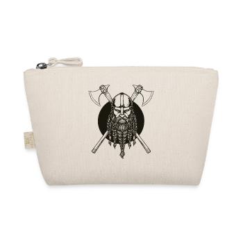 Wikinger Viking Legende Seemann Odin Rabe Kämpfer - Bio-Täschchen - Natur - Vorne