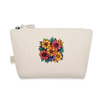 Design aux couleurs florales vibrantes - Trousse biologique - nature - Devant