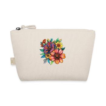 Blossom splendour neon colours - Organic Pouch - nature - Front