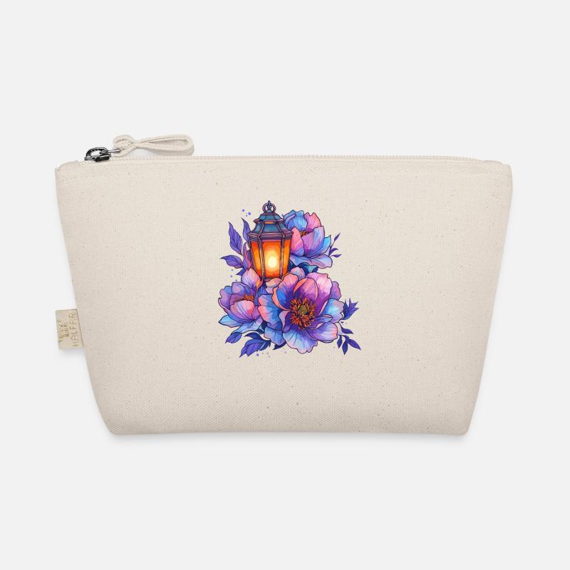 Lumière de lanterne devant des pivoines colorées Trousse biologique