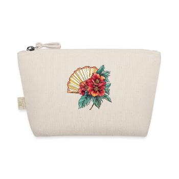 Hibiscus fans in oriental style - Organic Pouch - nature - Front