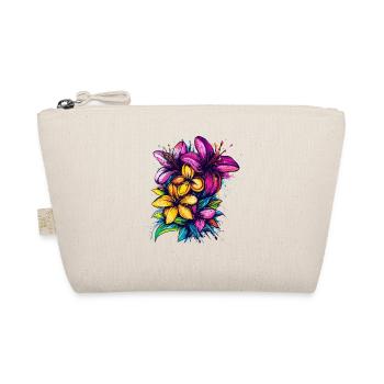 Colour explosion of tropical flowers - Organic Pouch - nature - Front