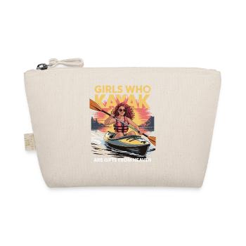 Cadeaux Girls Who Kayak Heaven Design - Trousse biologique - nature - Devant