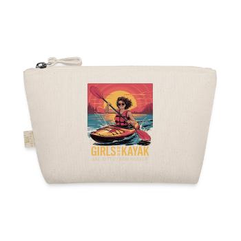 Cadeaux Girls Who Kayak Heaven Design - Trousse biologique - nature - Devant