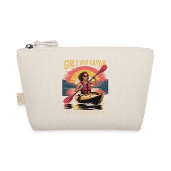 Cadeaux Girls Who Kayak Heaven Design - Trousse biologique - nature - Devant