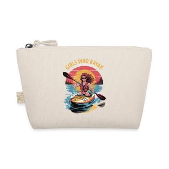 Cadeaux Girls Who Kayak Heaven Design - Trousse biologique - nature - Devant