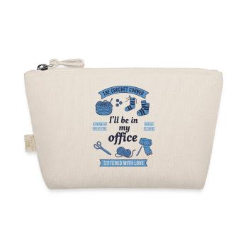 Funny Crochet Lover Ill Be In My Office Crochet - Organic Pouch - nature - Front