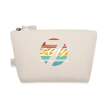 7th Birthday 2019 Boys and Girls Gift - Organic Pouch - nature - Front