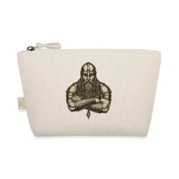 Wikinger Viking Legende Seemann Odin Rabe Kämpfer - Bio-Täschchen - Natur - Vorne