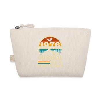 Original 1976 Jahrgang Retro Geburtstag Geschenk - Bio-Täschchen - Natur - Vorne