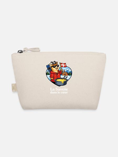 Savoie Fondue Alpine Savoie in the Heart - Organic Pouch - nature - Front