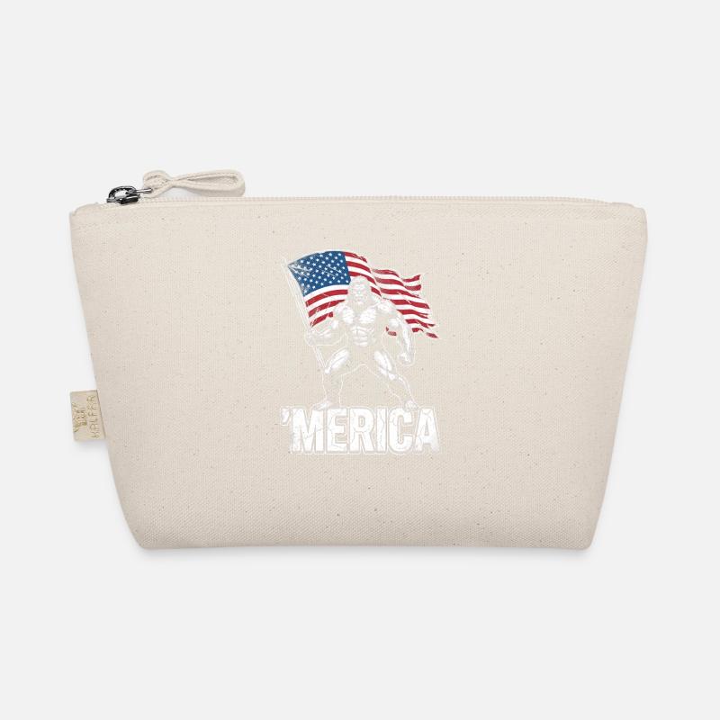 Amerika Bigfoot Lustiger Bigfoot zum 4. Juli Ameri Bio-Täschchen