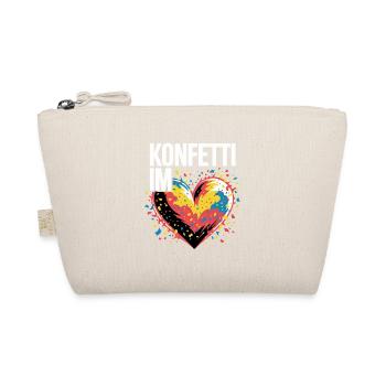 Confetti in the Heart Carnival Costume Women's Carnival - Organic Pouch - nature - Front