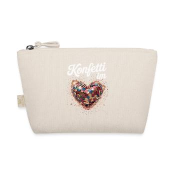 Confetti in the Heart Carnival Costume Women's Carnival - Organic Pouch - nature - Front