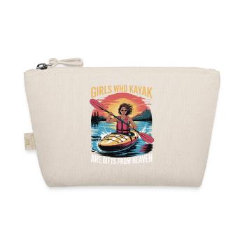 Cadeaux Girls Who Kayak Heaven Design - Trousse biologique - nature - Devant
