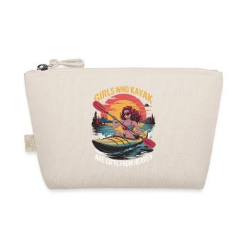 Cadeaux Girls Who Kayak Heaven Design - Trousse biologique - nature - Devant