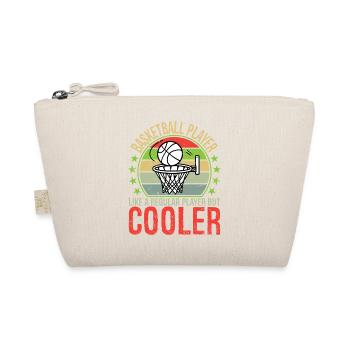 Basketball Player Like A Regular Player But Cooler - Organic Pouch - nature - Front