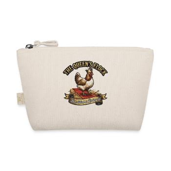 The Queens Flock Hen Titled And Loving It Huhn - Organic Pouch - nature - Front